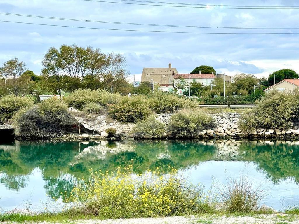 Perle Du Rivage - Plage 50M, Clim, Wifi, 2 Pers Fos-sur-Mer Esterno foto