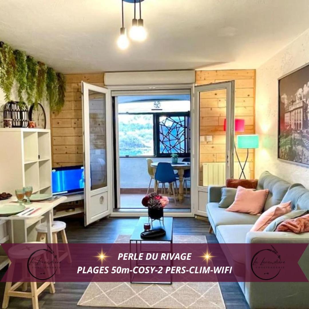 Perle Du Rivage - Plage 50M, Clim, Wifi, 2 Pers Fos-sur-Mer Esterno foto