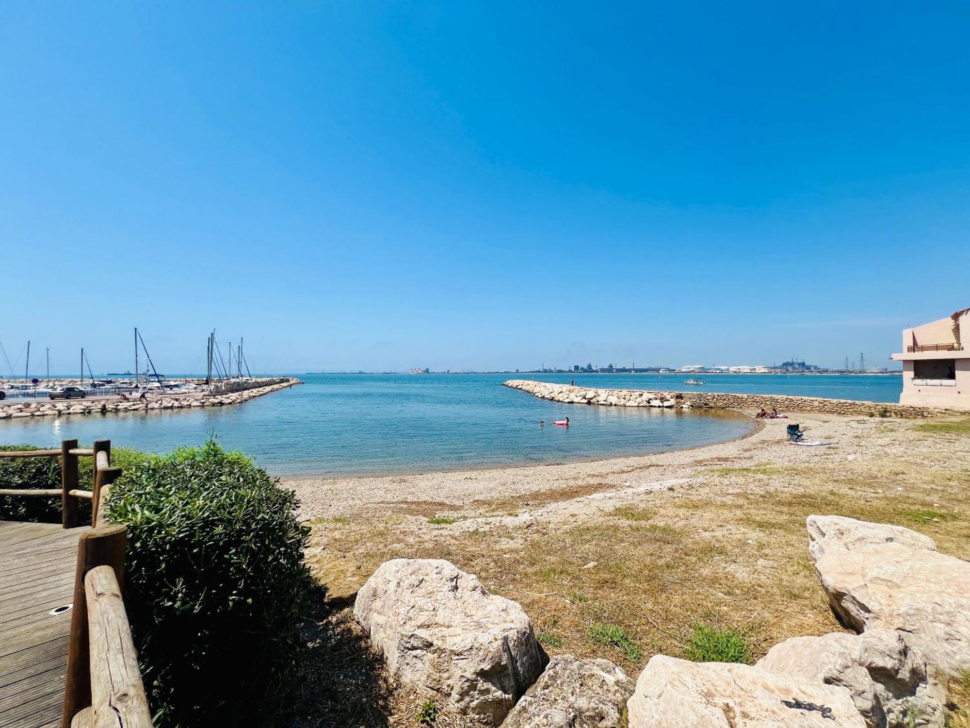 Perle Du Rivage - Plage 50M, Clim, Wifi, 2 Pers Fos-sur-Mer Esterno foto