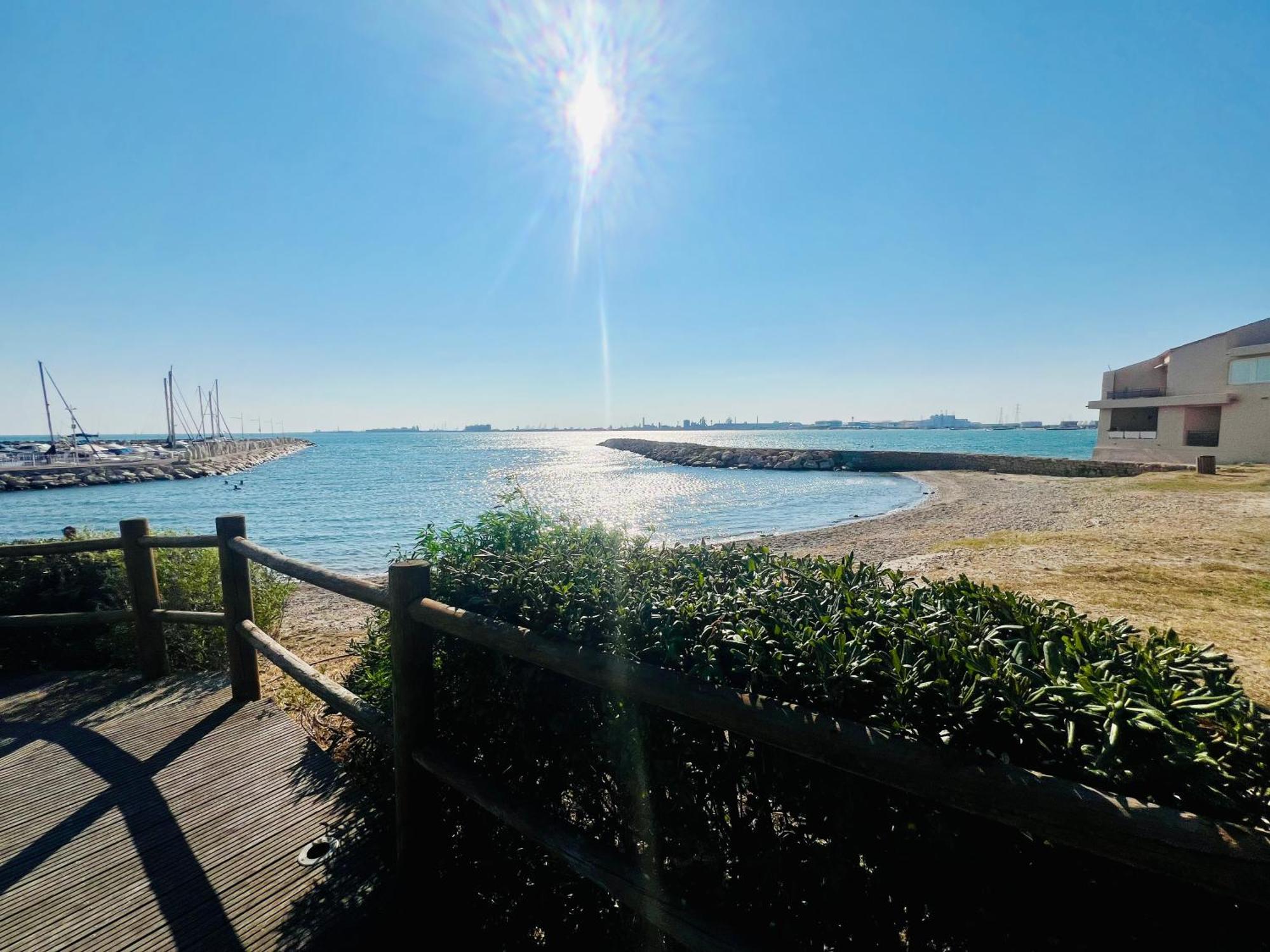 Perle Du Rivage - Plage 50M, Clim, Wifi, 2 Pers Fos-sur-Mer Esterno foto