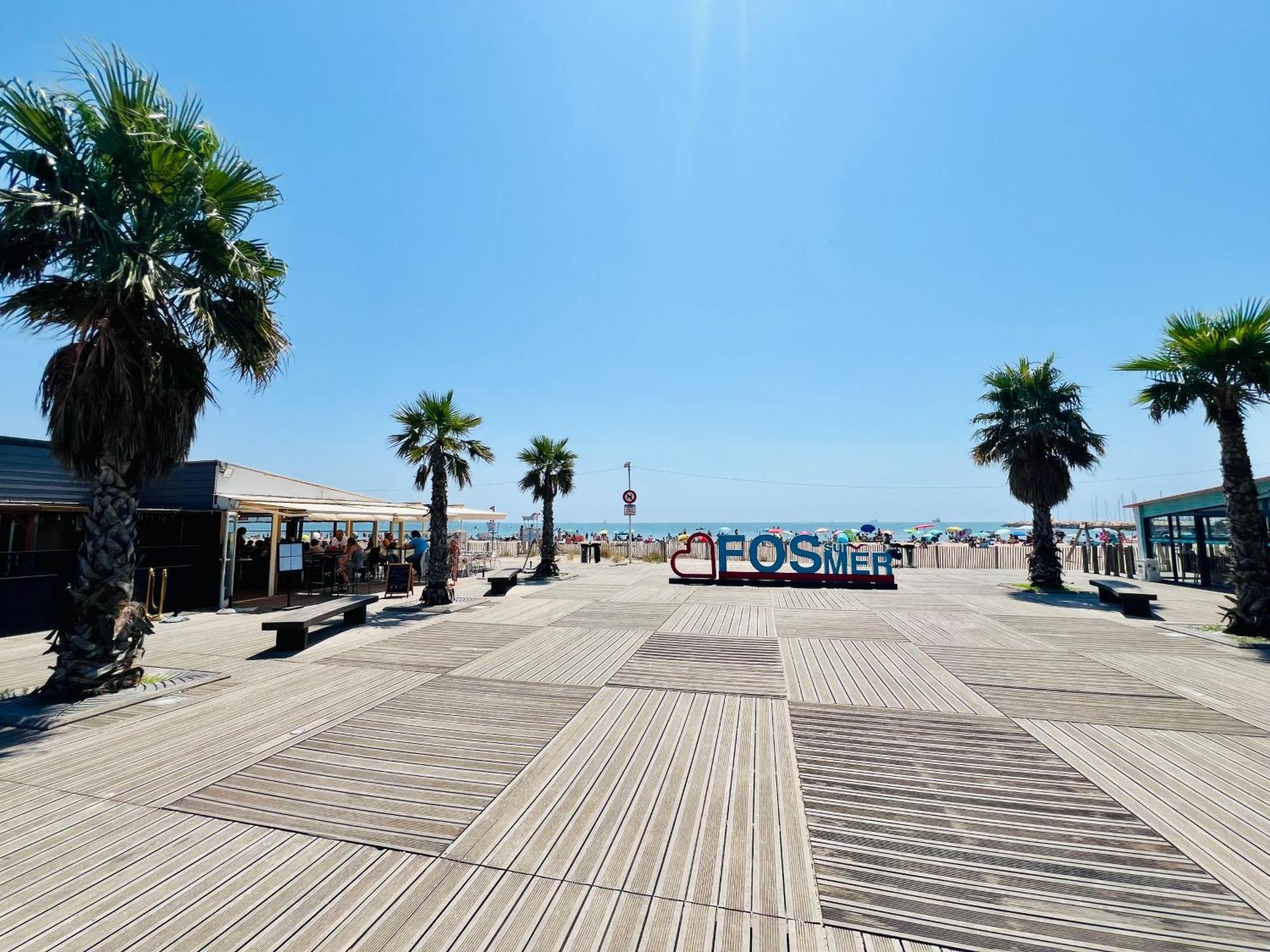Perle Du Rivage - Plage 50M, Clim, Wifi, 2 Pers Fos-sur-Mer Esterno foto